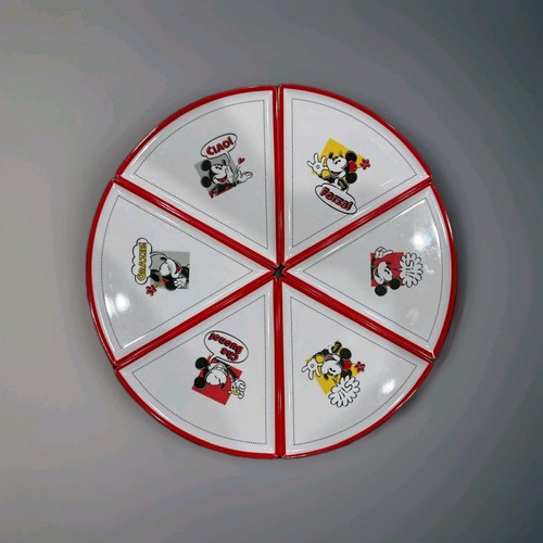 Set piatti pizza disney - 6,